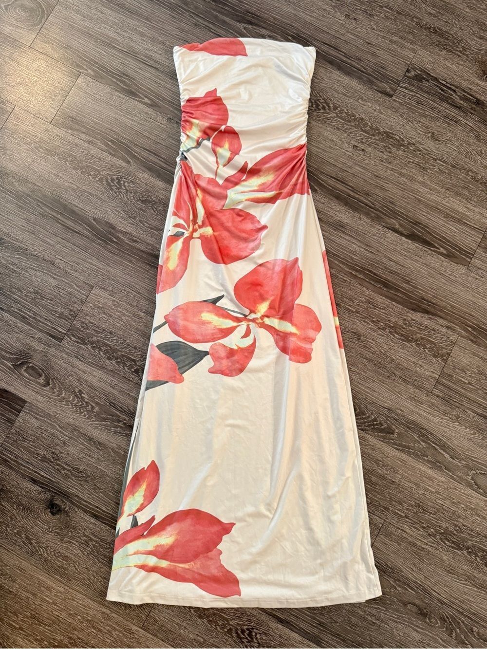 Peppermayo Bellanca Strapless Maxi Dress Siena Floral